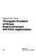 Triangular products of group representations and their applications /