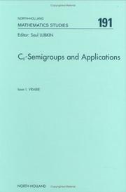C₀-semigroups and applications /