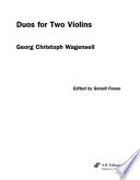 Duos for two violins /