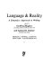 Language & reality ; a semantics approach to writing /
