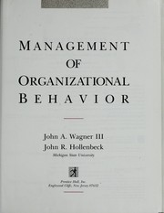 Management of organizational behavior /