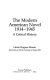 The modern American novel, 1914-1945 : a critical history /