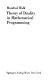Theory of duality in mathematical programming /