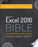 Microsoft® Excel® 2016 bible /