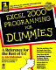 Excel 2000 programming for dummies /