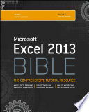 Excel® 2013 bible /