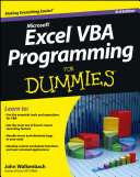 Excel VBA programming for dummies /