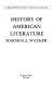 History of American literature /