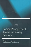 Senior management teams in primary schools /