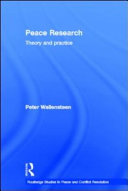 Peace research : theory and practice /