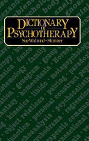 A dictionary of psychotherapy /