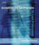 Accounting and tax principles for legal professionals /