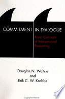 Commitment in dialogue : basic concepts of interpersonal reasoning /