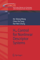 H [infinity symbol] control for nonlinear descriptor systems /