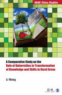 A comparative study on the role of universities in transformation of knowledge and skills in rural areas /