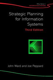 Strategic planning for information systems /