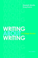 Writing about writing : a college reader /