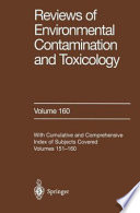 Reviews of Environmental Contamination and Toxicology : Continuation of Residue Reviews /