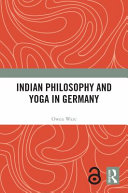 Indian philosophy and yoga in Germany /