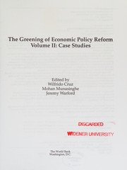 The greening of economic policy reform.