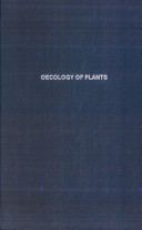 Oecology of plants /