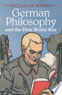 German philosophy and the First World War /