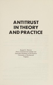 Antitrust in theory and practice /