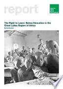 The right to learn : Batwa education in the Great Lakes Region of Africa /