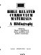 Bible-related curriculum materials : a bibliography /