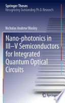 Nano-photonics in III-V semiconductors for integrated quantum optical circuits /