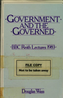 Government and the governed /
