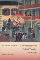 A history of Japanese political thought, 1600-1901 /