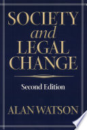 Society and legal change /