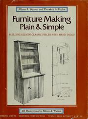 Furniture making plain & simple /