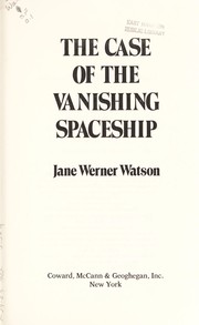 The case of the vanishing spaceship /