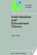 Individualism and educational theory /