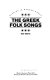 The Greek folk songs /