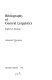 Bibliography of general linguistics ; English & American /