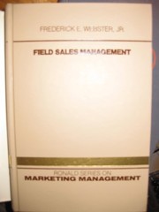 Field sales management /