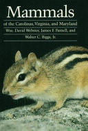 Mammals of the Carolinas, Virginia, and Maryland /