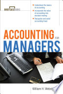 Accounting for managers /