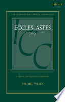 A critical and exegetical commentary on Ecclesiastes.