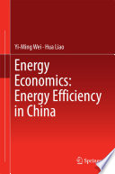 Energy economics : energy efficiency in China /