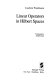 Linear operators in Hilbert spaces /