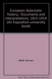 European diplomatic history ; documents and interpretations, 1815-1914 /