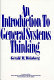 An introduction to general systems thinking /