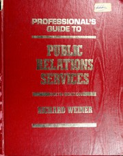 Professional's guide to public relations services /