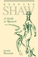 Bernard Shaw : a guide to research /