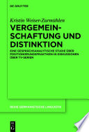 Vergemeinschaftung und Distinktion : Eine gesprächsanalytische Studie über Positionierungspraktiken in Diskussionen über TV-Serien /