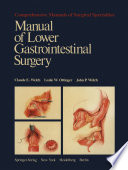 Manual of Lower Gastrointestinal Surgery /